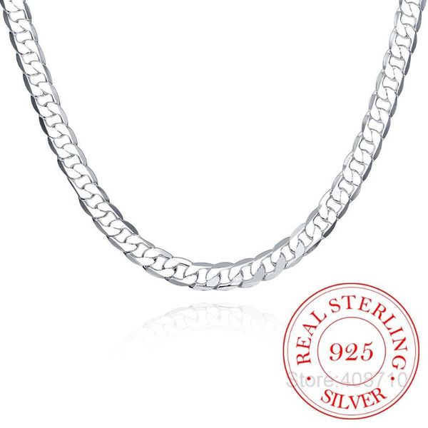 chains 925 sterling silver 8mm 16-24 inch men necklace side chain atmospheric statement gift party jewelry
chains 925 sterling silver 8mm 16-24 inch men necklace side chain atmospheric statement gift party jewelry