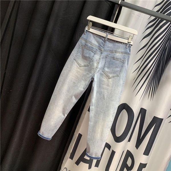 women's jeans harajuku women high waist harem pants hole ripped printed denim hip hop casual streetwear trousers female, Blue
women's jeans harajuku women high waist harem pants hole ripped printed denim hip hop casual streetwear trousers female, Blue