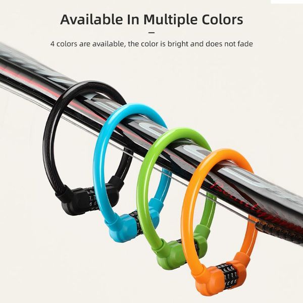 bike locks bicycle security lock anti-theft 4 digit password for mtb road cable cycling accessories 140x130x11.5mm
bike locks bicycle security lock anti-theft 4 digit password for mtb road cable cycling accessories 140x130x11.5mm
