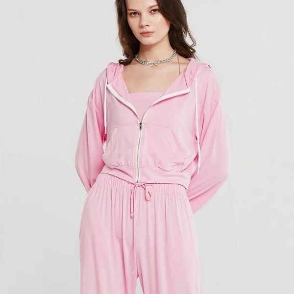 women three pieces sweat set hooded cardigan, cami, and wide leg sweatpant co-ord women's two piece pants, White
women three pieces sweat set hooded cardigan, cami, and wide leg sweatpant co-ord women's two piece pants, White