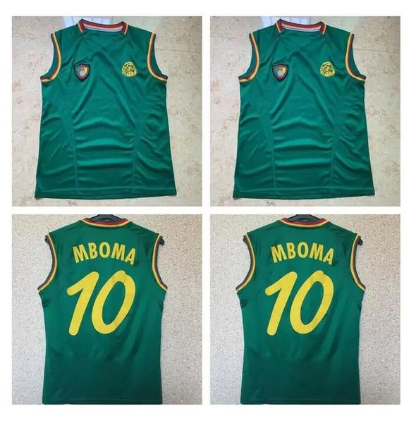 2002 2003 cameroon retro soccer jersey world #3 wome cup #10 mboma classic vintage vest football shirt 02 03 commemorate home green sleevele, Black
2002 2003 cameroon retro soccer jersey world #3 wome cup #10 mboma classic vintage vest football shirt 02 03 commemorate home green sleevele, Black