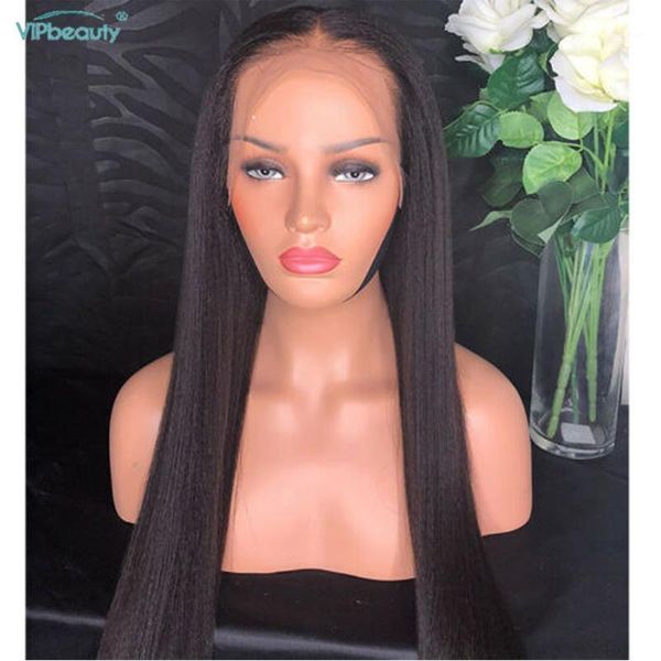 vipbeauty yaki straight lace frontal wig 13x4 front wigs for black women with baby hair remy brazilian human wigs1, Black;brown
vipbeauty yaki straight lace frontal wig 13x4 front wigs for black women with baby hair remy brazilian human wigs1, Black;brown