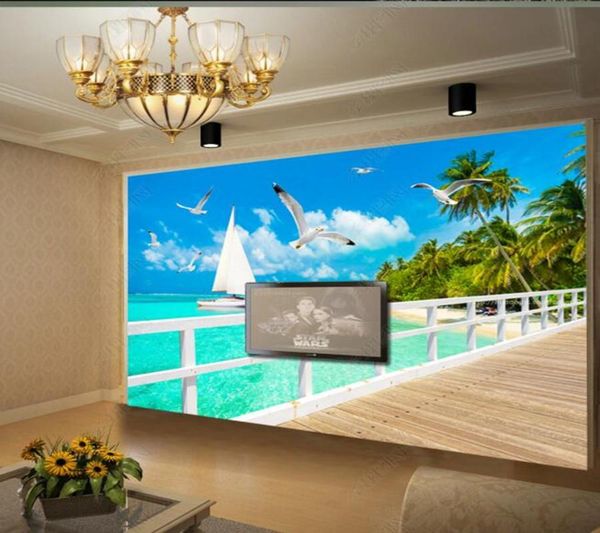 wallpapers papel de parede wooden plank road beach coconut tree sailboat 3d wallpaper mural,living room bedroom wall papers home decor
wallpapers papel de parede wooden plank road beach coconut tree sailboat 3d wallpaper mural,living room bedroom wall papers home decor