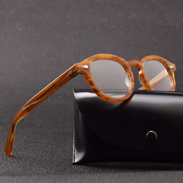 fashion sunglasses frames star style round handmade acetate frame women glasses men brand designer computer goggles optical spectacle demi m, Black
fashion sunglasses frames star style round handmade acetate frame women glasses men brand designer computer goggles optical spectacle demi m, Black