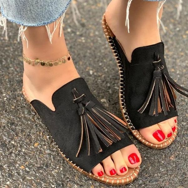 slippers women tassel slipper women's leopard fashion flat 2021 ladies sewing flock slide female comfort open toe beach shoe plus size, Black
slippers women tassel slipper women's leopard fashion flat 2021 ladies sewing flock slide female comfort open toe beach shoe plus size, Black