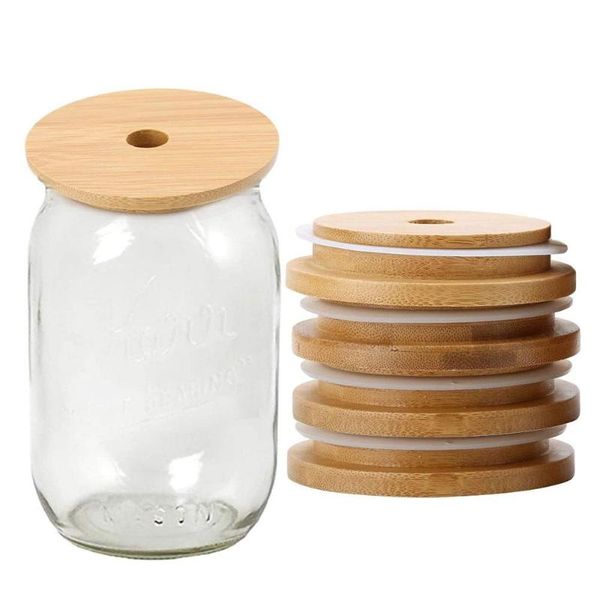 kitchen storage & organization 4pcs bamboo jar lids with straw holes wooden mason sealing cover reusable canninng cap for cups can glass bot
kitchen storage & organization 4pcs bamboo jar lids with straw holes wooden mason sealing cover reusable canninng cap for cups can glass bot