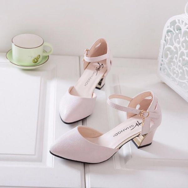 summer korean fashion wild female sandals baotou shallow mouth high heels pointed thick with a single shoe large size, Black
summer korean fashion wild female sandals baotou shallow mouth high heels pointed thick with a single shoe large size, Black