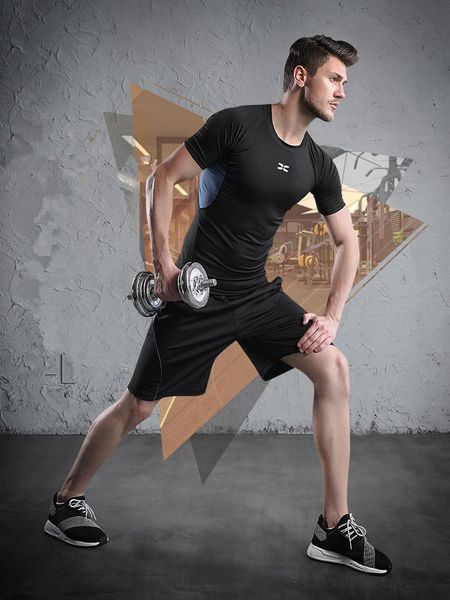 men's tracksuits the 2021 running suit fitness leisure clothing quick-drying tights short-sleeved short of sports training men sport su, Gray
men's tracksuits the 2021 running suit fitness leisure clothing quick-drying tights short-sleeved short of sports training men sport su, Gray