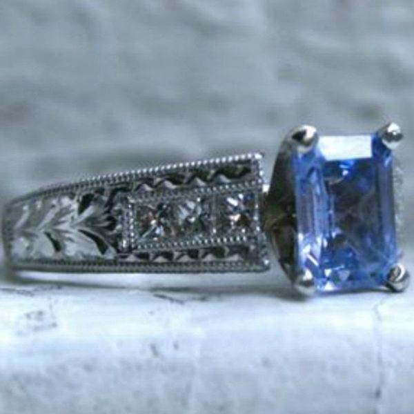 wedding rings retro 925 silver 1.60 ct blue diamond female ring engagement bride love size 5-11, Slivery;golden
wedding rings retro 925 silver 1.60 ct blue diamond female ring engagement bride love size 5-11, Slivery;golden