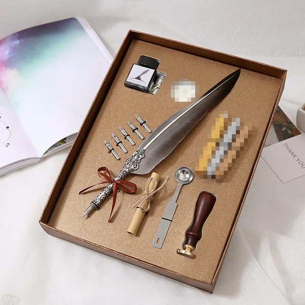 fountain pens seal paint wax spoon ink set feather gift signature pen business stationery 5 nibs for
fountain pens seal paint wax spoon ink set feather gift signature pen business stationery 5 nibs for