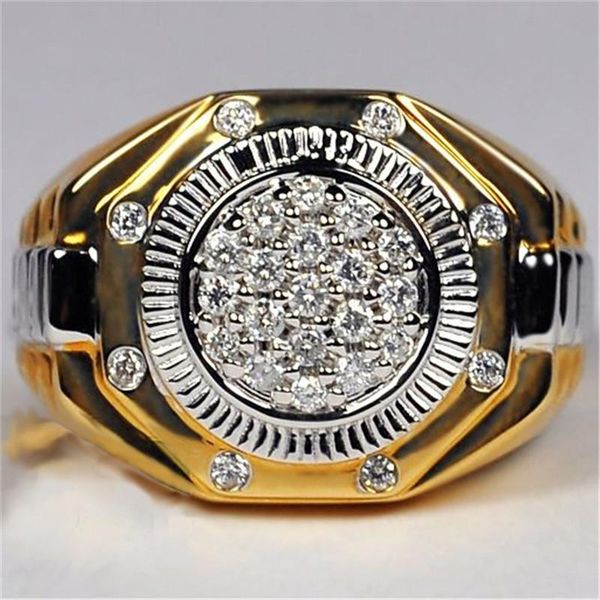 elegant two-tone round full crystal rings for men engagement party fashion jewelry europe and america accessories size 5-12 cluster, Golden;silver
elegant two-tone round full crystal rings for men engagement party fashion jewelry europe and america accessories size 5-12 cluster, Golden;silver