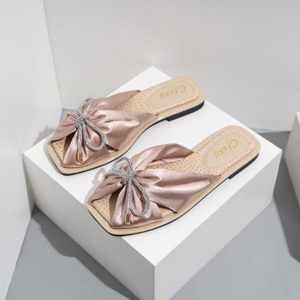 slippers 2021 fashion summer women silk bow outdoor flats open toe causal sandals comfortable shoes plus 37-42, Black
slippers 2021 fashion summer women silk bow outdoor flats open toe causal sandals comfortable shoes plus 37-42, Black