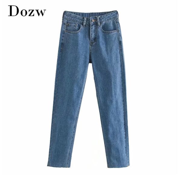 women streetwear high waist jeans long pants fashion zipper fly stretchy denim trousers female casual pockets mom jeans 210414, Blue 
women streetwear high waist jeans long pants fashion zipper fly stretchy denim trousers female casual pockets mom jeans 210414, Blue