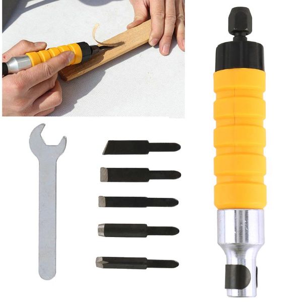hand tools wood chisel carving set furniture tool electric woodworking + 5 cutter heads wrench
hand tools wood chisel carving set furniture tool electric woodworking + 5 cutter heads wrench