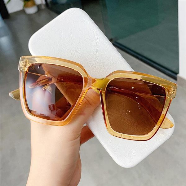 sunglasses 2021 korea fahion oversize square women wide frame transparent brown black red 6 color lunette de soleil femme, White;black
sunglasses 2021 korea fahion oversize square women wide frame transparent brown black red 6 color lunette de soleil femme, White;black