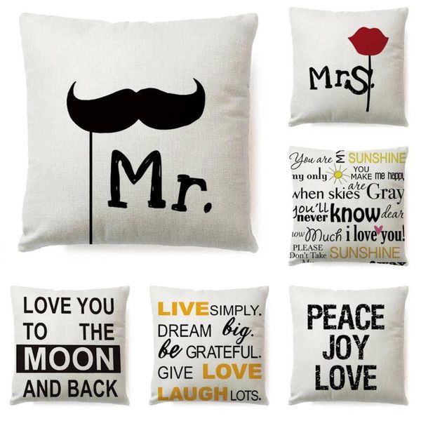 cushion/decorative pillow modern simple english letter cover cushion sofa customization
cushion/decorative pillow modern simple english letter cover cushion sofa customization
