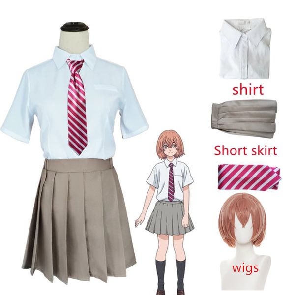 anime costumes tokyo revengers tachibana hinata anime cosplay costume jk school outfits shirt tie skirt wigs suit halloween clothes, Black
anime costumes tokyo revengers tachibana hinata anime cosplay costume jk school outfits shirt tie skirt wigs suit halloween clothes, Black