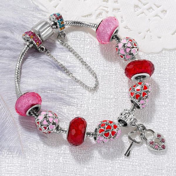 charm bracelets trendy jewelry crystal snake chain bracelet for women red rhinestone heart ladies bangles girl accessories diy pulseras muje, Golden;silver
charm bracelets trendy jewelry crystal snake chain bracelet for women red rhinestone heart ladies bangles girl accessories diy pulseras muje, Golden;silver