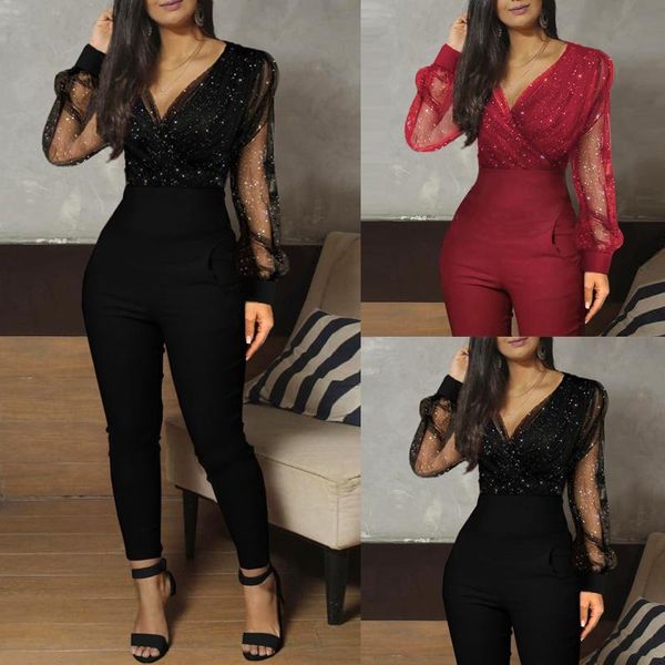 women's fashion v-neck sequined mesh rompers long sleeve pocket jumpsuit 2021 spring &autumn f fast ship jumpsuits &, Black;white
women's fashion v-neck sequined mesh rompers long sleeve pocket jumpsuit 2021 spring &autumn f fast ship jumpsuits &, Black;white