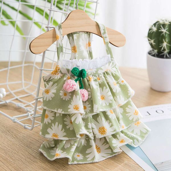 the dog clothes xiami daisy suspender skirt little dog kitten hairless cat spring and summer thin pet clothing
the dog clothes xiami daisy suspender skirt little dog kitten hairless cat spring and summer thin pet clothing