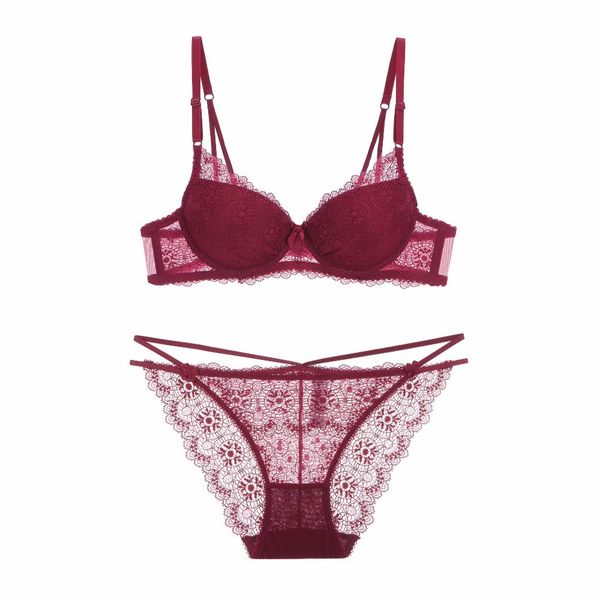bras sets lace hollow deep v thin bra set beauty back underwear push up lingerle 7mzd, Red;black
bras sets lace hollow deep v thin bra set beauty back underwear push up lingerle 7mzd, Red;black