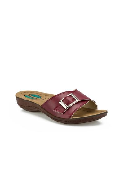 burgundy women 's slippers 161198.z, Black
