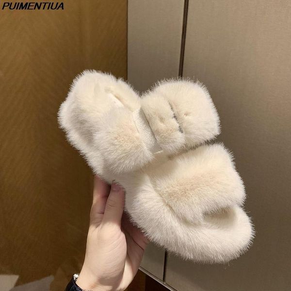 fashion fur home slippers woman platform plush indoor fashionable furry shoes adjustable buckle fluffy, Black
fashion fur home slippers woman platform plush indoor fashionable furry shoes adjustable buckle fluffy, Black