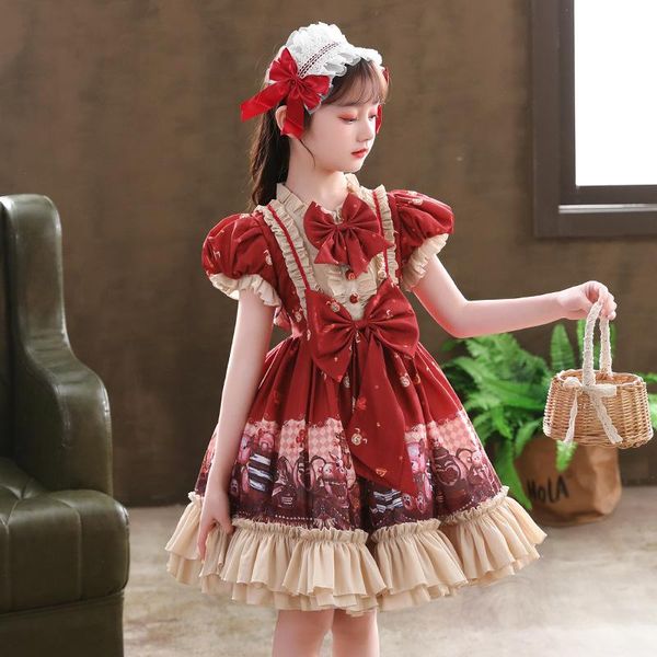 clothing sets 2021 summer big children's lolita dress short sleeve princess skirt girl's, White
clothing sets 2021 summer big children's lolita dress short sleeve princess skirt girl's, White