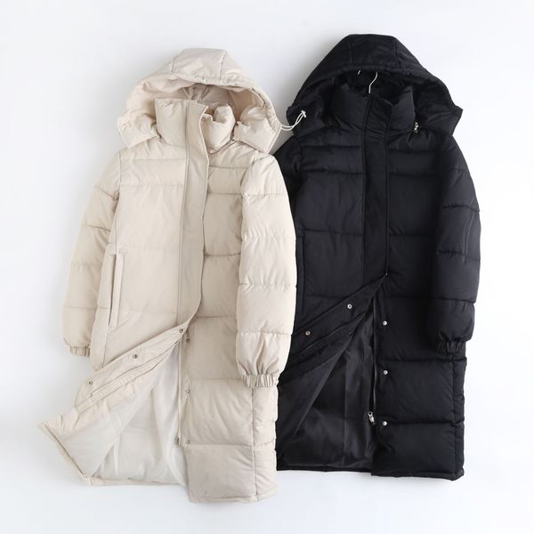 korean women's down wholesale autumn and winter mid length solid color hooded couple cotton clothes, Black
korean women's down wholesale autumn and winter mid length solid color hooded couple cotton clothes, Black