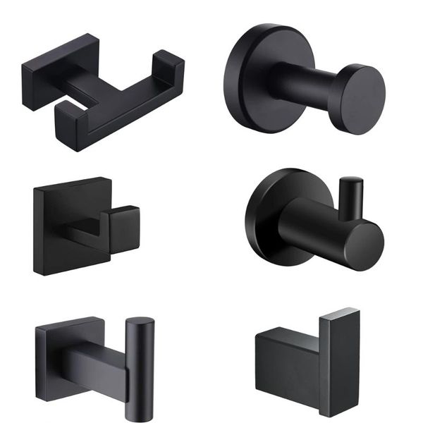 robe hooks black hook stainless steel 304 bathroom single bath towel clothes hanger wall mounted, matte
robe hooks black hook stainless steel 304 bathroom single bath towel clothes hanger wall mounted, matte
