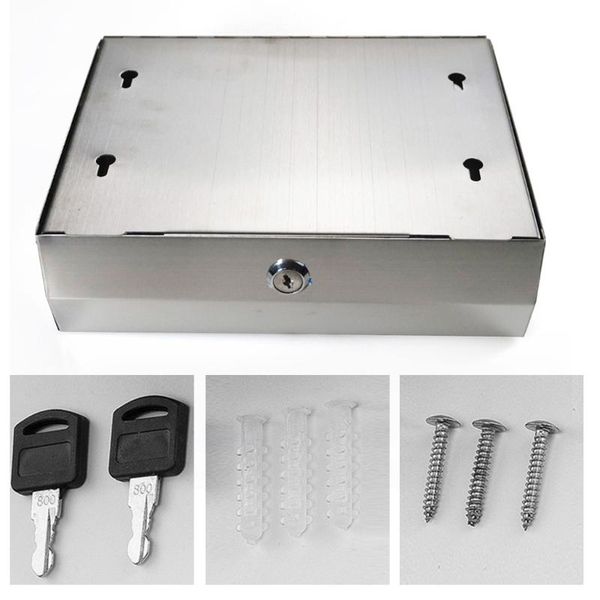 toilet paper holders wall-mounted towel dispenser stainless steel large capacity bathroom kitchen tissue holder box with lock design
toilet paper holders wall-mounted towel dispenser stainless steel large capacity bathroom kitchen tissue holder box with lock design