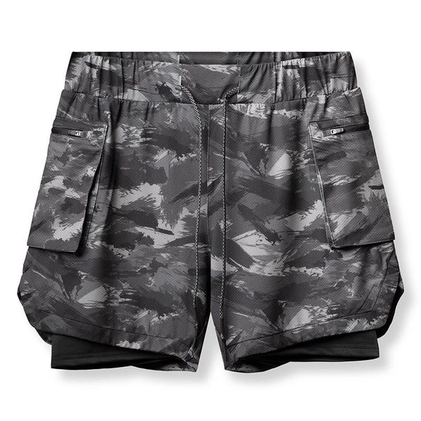 running shorts 2021 men 2 in 1 gym sport man camouflage workout basketball sportswear jogging sports short pants male, Black;blue
running shorts 2021 men 2 in 1 gym sport man camouflage workout basketball sportswear jogging sports short pants male, Black;blue