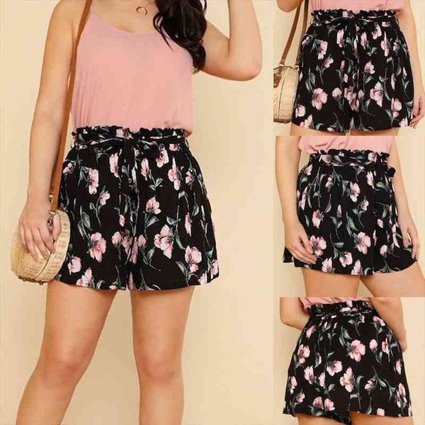 30h casual plus size floral womens shorts print high waist pleated stretch belt wide leg woman, White;black
30h casual plus size floral womens shorts print high waist pleated stretch belt wide leg woman, White;black