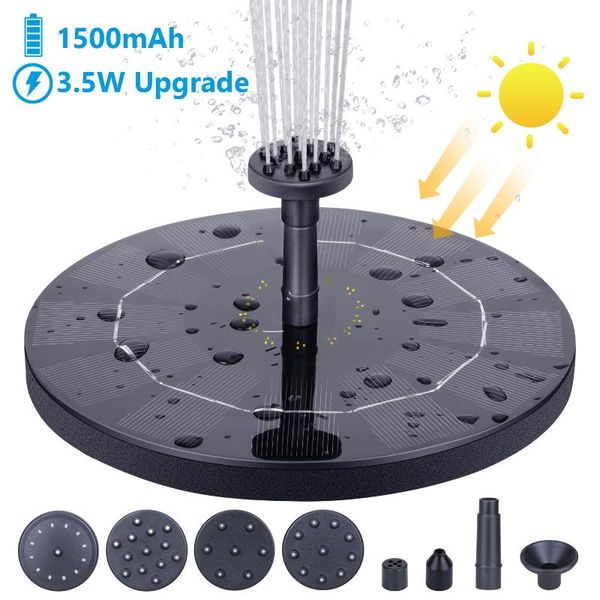 3.5w solar fountain pump,built-in 1500mah battery, water floating for pond garden patio,outdoor decorations
3.5w solar fountain pump,built-in 1500mah battery, water floating for pond garden patio,outdoor decorations