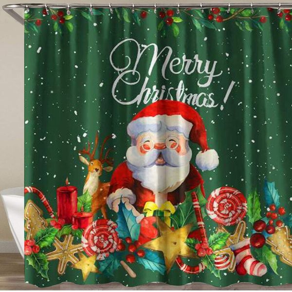 shower curtain,merry christmas santa claus berries,polyester fabric waterproof bath curtains hooks included - 72 x 72 inches
shower curtain,merry christmas santa claus berries,polyester fabric waterproof bath curtains hooks included - 72 x 72 inches