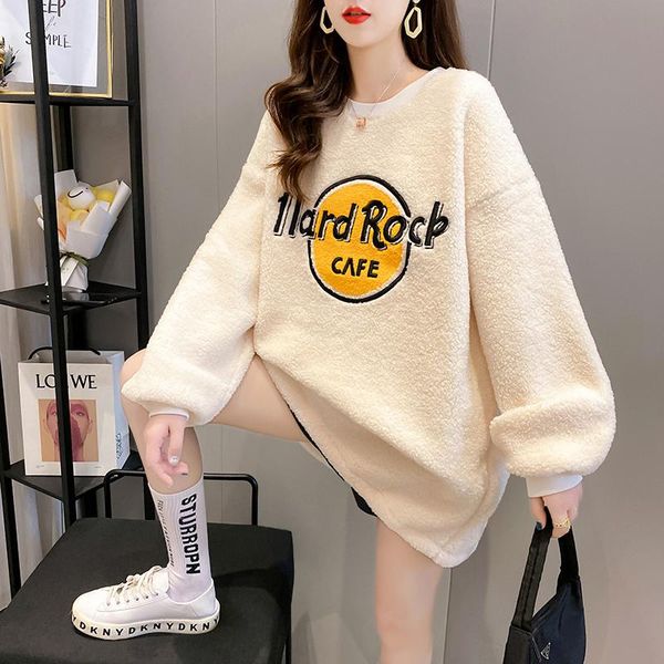 women's hoodies & sweatshirts 2021 autumn and winter sweatshirt polar fleece long-sleeved round neck letter embroidery letters hoodie w, Black
women's hoodies & sweatshirts 2021 autumn and winter sweatshirt polar fleece long-sleeved round neck letter embroidery letters hoodie w, Black