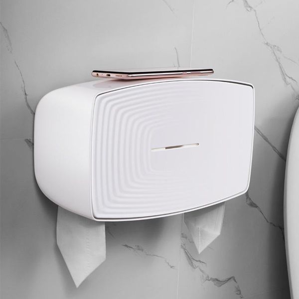 tissue boxes & napkins hole-punched paper towel rack bathroom plastic extraction roll toilet holder box