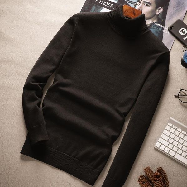 men's sweaters men turtleneck brand clothing 2021 autumn winter slim knittwear pullovers long sleeve solid pullover chaqueta hombre, White;black
men's sweaters men turtleneck brand clothing 2021 autumn winter slim knittwear pullovers long sleeve solid pullover chaqueta hombre, White;black