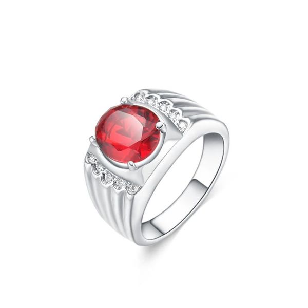 wedding rings fashion silver ring classic exquisite temperament female models inlaid red zircon hand jewelry engagement items, Slivery;golden 
wedding rings fashion silver ring classic exquisite temperament female models inlaid red zircon hand jewelry engagement items, Slivery;golden
