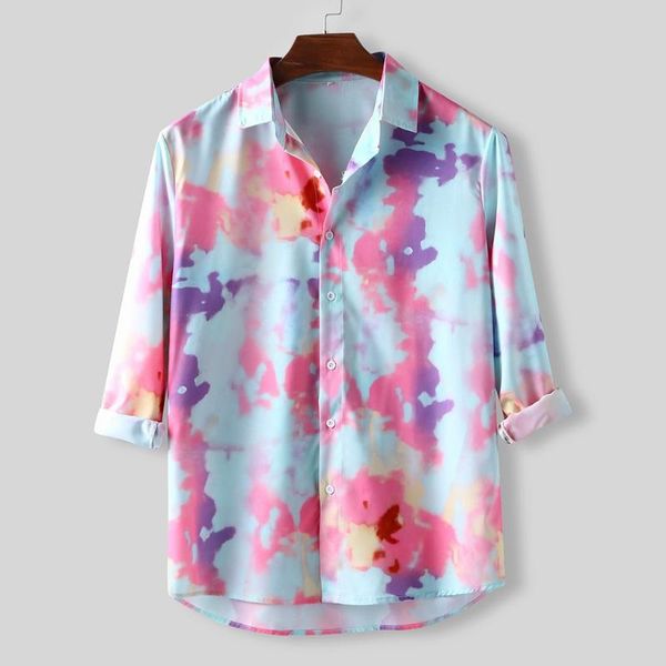 men's casual shirts 2021 spring summer autumn clothes cotton shirt men long sleeves blouse tie dye print single breasted handsome, White;black
men's casual shirts 2021 spring summer autumn clothes cotton shirt men long sleeves blouse tie dye print single breasted handsome, White;black