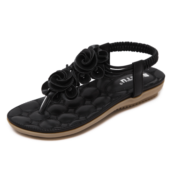 women summer casual bohemia flat sandals shoes woman flower flip flop sweet beach, Black
women summer casual bohemia flat sandals shoes woman flower flip flop sweet beach, Black