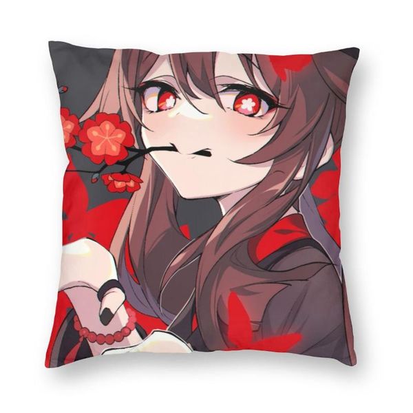 cushion/decorative pillow hu tao genshin impact pillowcase soft fabric cushion cover gift video game case home square 18"
cushion/decorative pillow hu tao genshin impact pillowcase soft fabric cushion cover gift video game case home square 18"