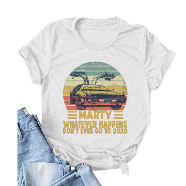 women's t-shirt t shirt whatever happens don't ever go to 2022 hipster driving back future film lover casual vintage tee, White
women's t-shirt t shirt whatever happens don't ever go to 2022 hipster driving back future film lover casual vintage tee, White