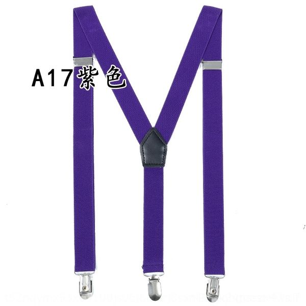 GuUY classic solid sling slingcolor men's and women's adult high elastic strap suspenders casual fashion y-type three clip suspender, Black;white
GuUY classic solid sling slingcolor men's and women's adult high elastic strap suspenders casual fashion y-type three clip suspender, Black;white