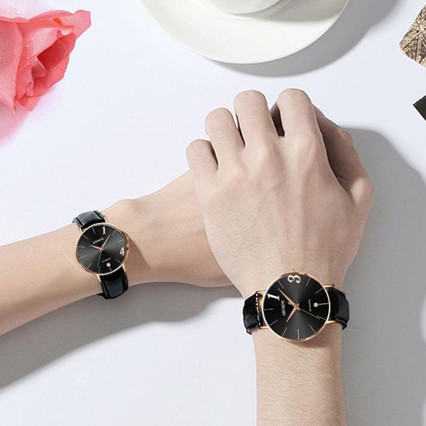wristwatches ladies couple leather strap line analog quartz wrist watches gift watch clock mujer bayan kol saati montre feminino, Slivery;brown
wristwatches ladies couple leather strap line analog quartz wrist watches gift watch clock mujer bayan kol saati montre feminino, Slivery;brown