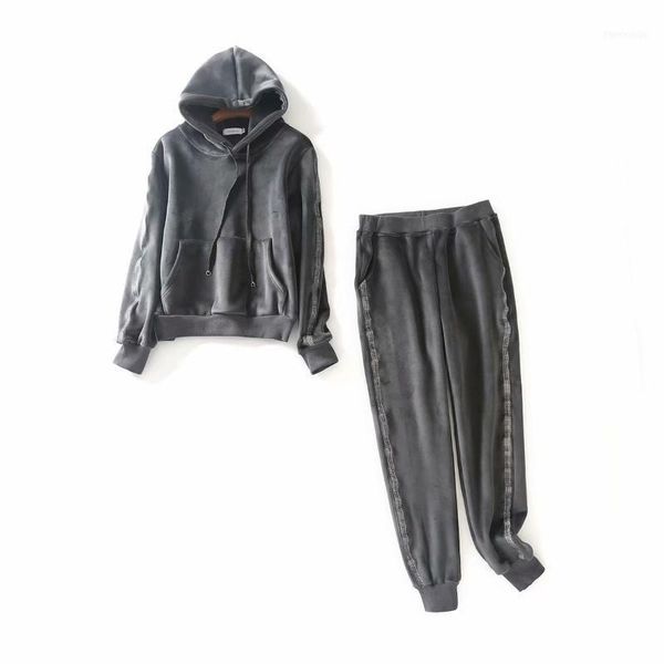 running sets winter women tracksuit thick velvet thermal hoodie jogging outfit casual set sport suit sportswear sweatshirt+pant1, Black;blue
running sets winter women tracksuit thick velvet thermal hoodie jogging outfit casual set sport suit sportswear sweatshirt+pant1, Black;blue