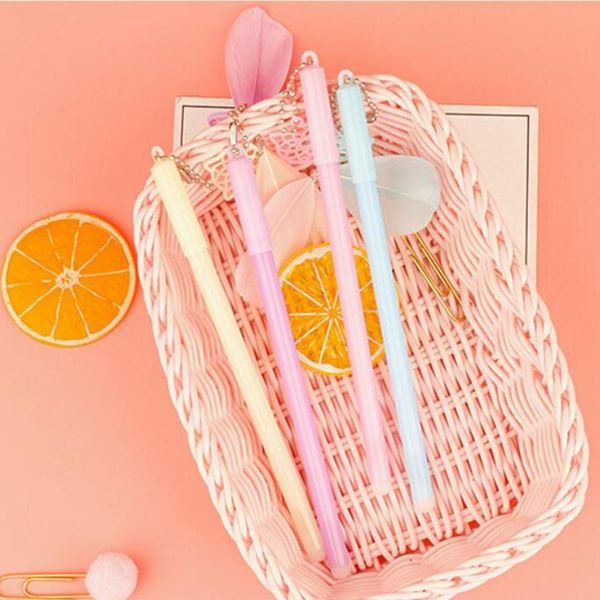 gel pens 36 pcs/lot cat feather pendant pen cute 0.5mm black ink signature promotional gift stationery office school supplies
gel pens 36 pcs/lot cat feather pendant pen cute 0.5mm black ink signature promotional gift stationery office school supplies