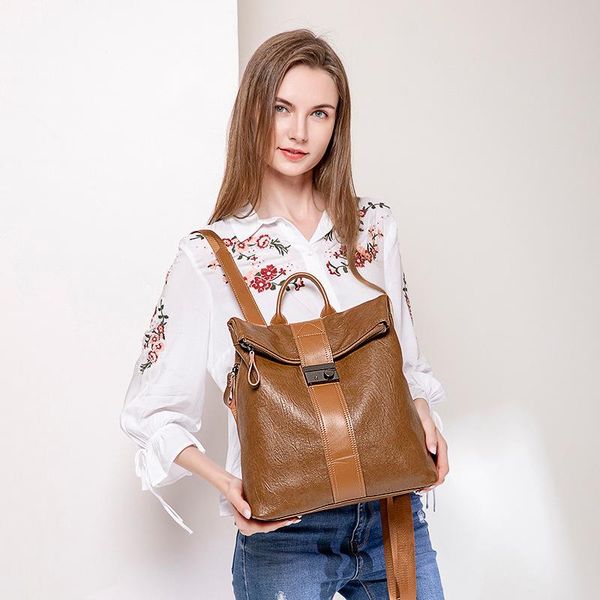 outdoor bags spring and summer leather 2021 backpack korean fashion large capacity travel ladies
outdoor bags spring and summer leather 2021 backpack korean fashion large capacity travel ladies