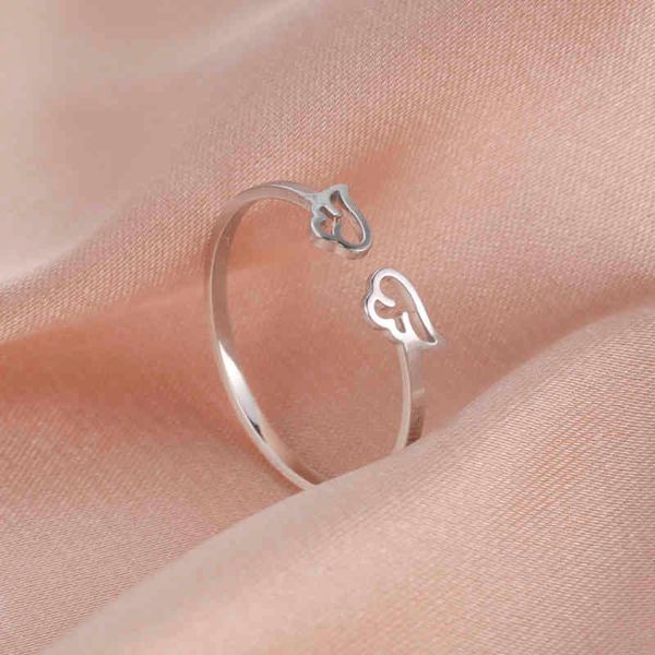 band cooltime adjustable angel wings cute women's ring trend stainless steel animal matching couple rings jewelry birthday, Silver
band cooltime adjustable angel wings cute women's ring trend stainless steel animal matching couple rings jewelry birthday, Silver