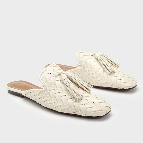 slippers shoes woman flat cover toe female mule luxury slides low pantofle fringe mules designer soft square new pu basic r yigp, Black
slippers shoes woman flat cover toe female mule luxury slides low pantofle fringe mules designer soft square new pu basic r yigp, Black